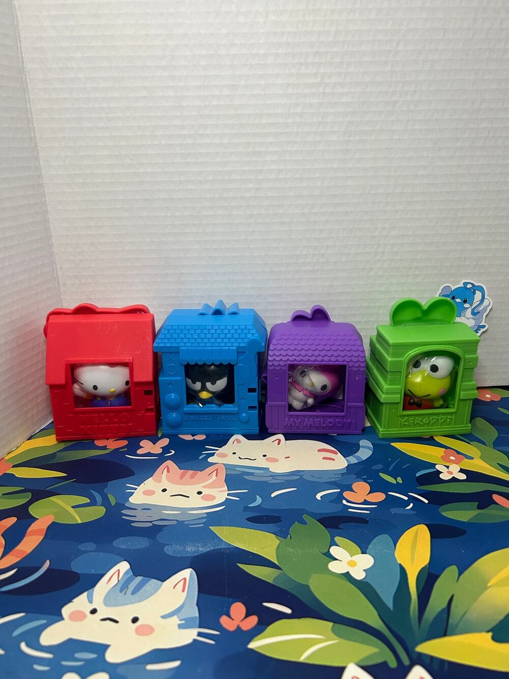 Lot of 4 Sanrio Hello Kitty Character Houses McDonald’s Keroppi My Melody Badtz